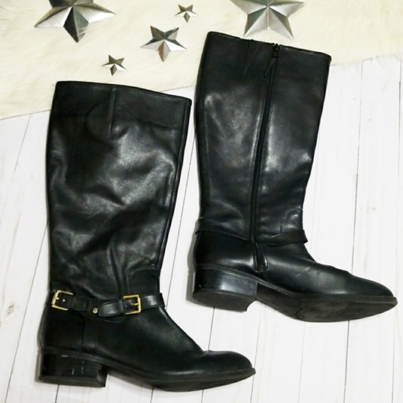 ralph lauren wide calf riding boots